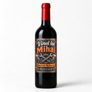 Vin personalizat – Mecanic de nota 10