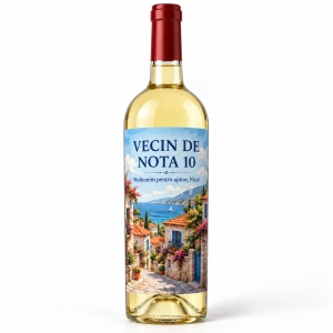 Vin alb personalizat – Vecin de nota 10