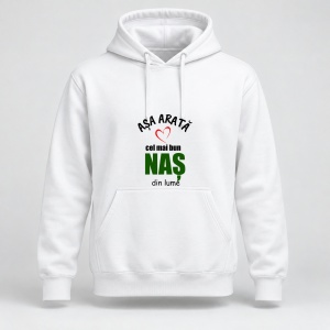 Hanorac personalizat Asa arata cel mai bun nas din lume
