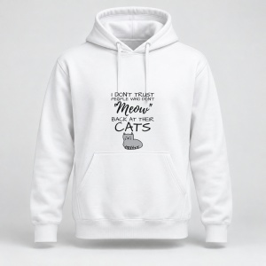 Hanorac personalizat Meow Back – pisici amuzante