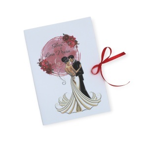 invitatie-nunta-ilustratie-romantica-si-funda-rosie
