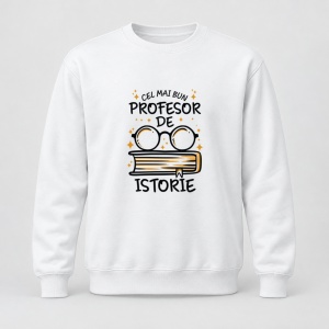 Pulover personalizat Cel mai profesor istorie