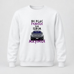 Pulover personalizat Ne plac femeile dar iubim masinile, opel