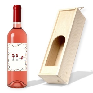 Sticlă Personalizată Crăciun „Drink • Drank • Drunk” – Cadou Amuzant pentru Sărbători