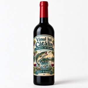 Vin personalizat – Pescar de legendă – Fir întins!