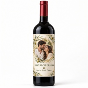 Vin personalizat pentru nași și fini – Legături care rămân | Cu poză
