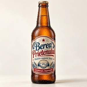 Bere personalizată – Berea prietenului – Pentru oameni faini – 330 ml