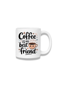 Cană ceramică 380 ml – Coffee Is My Best Friend