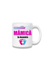 Cană ceramică 380 ml – Mămică în devenire – loading