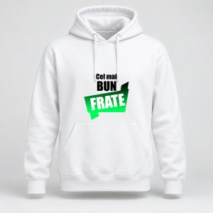 Hanorac personalizat Cel mai bun frate, model verde