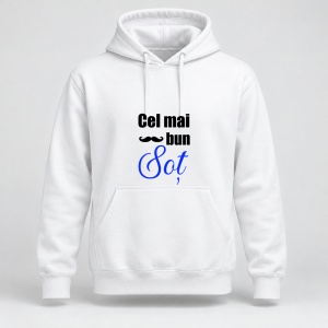 Hanorac personalizat Cel mai bun sot, albastru
