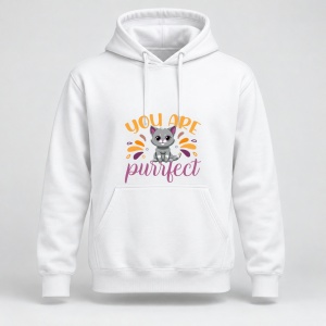 Hanorac personalizat You are purrfect cat