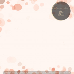 Invitație Botez B202 - Buline Corai Delicate, Efect Bule de Șampanie