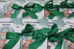 Invitație Botez "Fundiță Verde" - Img 3