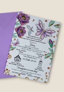 Invitație Botez "Sticker Personalizat" - Img 3