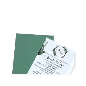 invitatie-nunta-eleganta-cu-plic-verde-inchis-personalizata