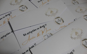 Invitație nuntă cu sticker personalizat - Img 3
