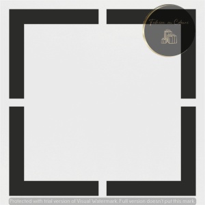 Invitație nuntă minimalistă alb-negru