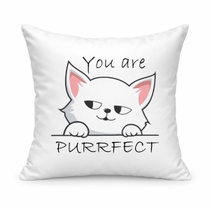 Pernă personalizată You are purrfect