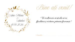 Plic de bani/dar pentru nunta cu coronita aurie eleganta si design premium