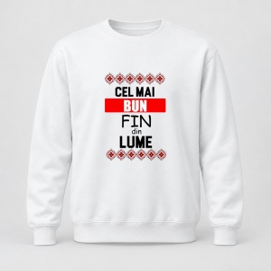 Pulover personalizat Cel mai bun fin din lume, motive traditionale