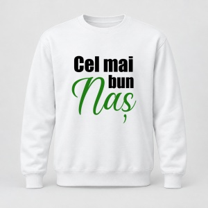 Pulover personalizat Cel mai bun nas, verde