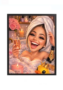 Ramă foto personalizată aniversare Birthday Queen – cadou pentru femeie, cu poză și mesaj