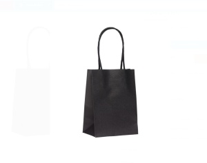 Sacosa Kraft Neagra pentru Cadou