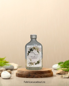 Sticlă de 200ml cu capac metalic
