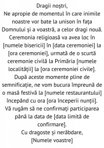 Text nuntă 6