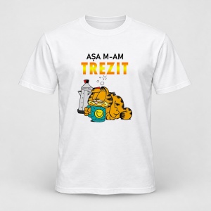 Tricou personalizat Asa m am trezit pisica