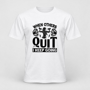 Tricou personalizat Fitness tshirt design gym exercise motivational quotes typography lettering art 1153