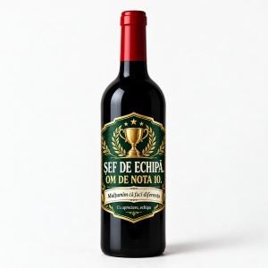 Vin personalizat – Șef de echipă – Om de nota 10