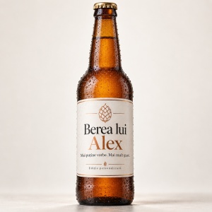 Bere personalizată – Mai puține vorbe. Mai mult gust. – 330 ml