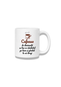 Cană ceramică 380 ml – Cafeaua de dimineață