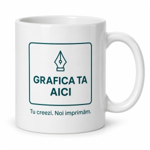 Cană personalizată cu designul tău – Grafica ta aici, 380 ml