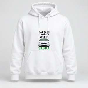 Hanorac personalizat Barbatii adevarati conduc skoda
