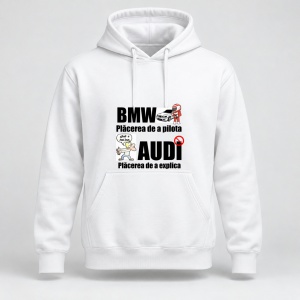 Hanorac personalizat Bmw audi mesaj muzant