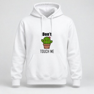 Hanorac personalizat Don't touch me cactus