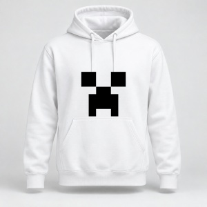 Hanorac personalizat Fata creeper minecraft negru