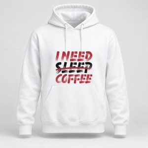 Hanorac personalizat I need sleep, coffee