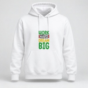 Hanorac personalizat Work hard dream big gym workout motivation quotes design