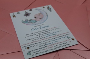 Invitație Botez "Sirena Eleganță"