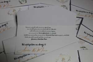 Invitație nuntă cu sticker personalizat - Img 4