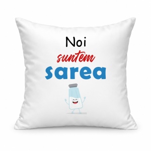 Pernă personalizată Noi suntem sarea