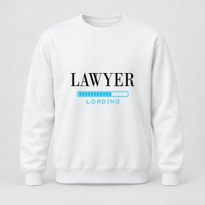 Pulover personalizat Lawyer loading man