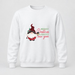 Pulover personalizat Merry christmas & happy new year