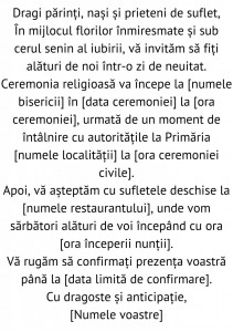 Text nuntă 7