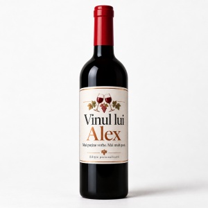 Vin personalizat – Mai puține vorbe. Mai mult gust.