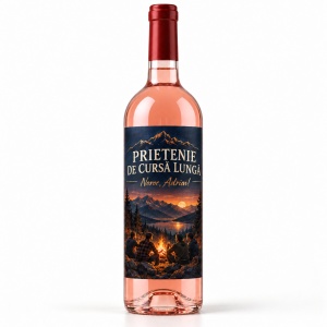 Vin roze personalizat – Prietenie de cursă lungă